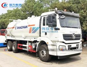 Quality 6x4 10 Wheels Shackman Vacuum Sewage Suction Truck wholesale
