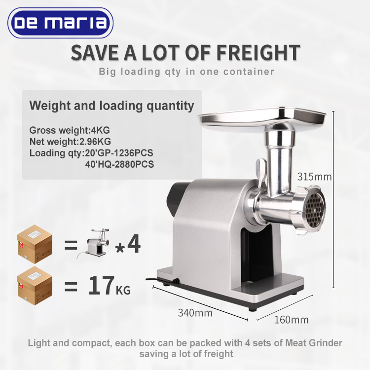 2000W high capacity meat grinder food cutter industrial or commercial use