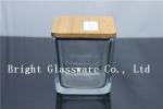 square Candle Jar Lids, Wooden lid