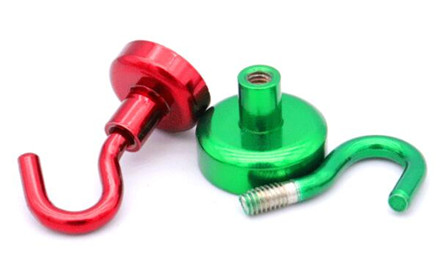 Pot/Cup Shape Magnetic Hooks with ≤500LBS 226kg Pulling Force Super Strong Neodymium