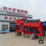 alluvial gold mining equipment 100 ton gold trommel wash plant