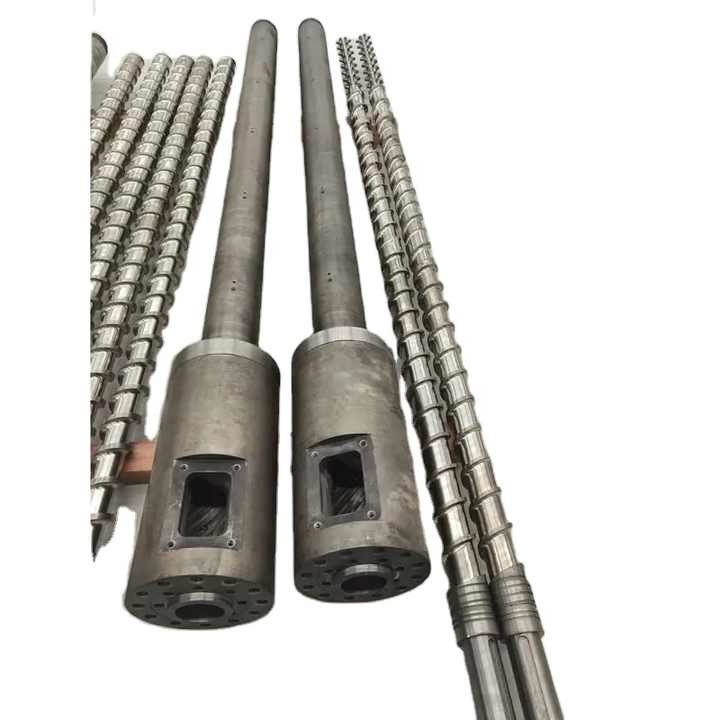JIALONG 75/33 Automatic Extruder Single Screw For Hdpe Pipes Extrusion Screw Barrel
