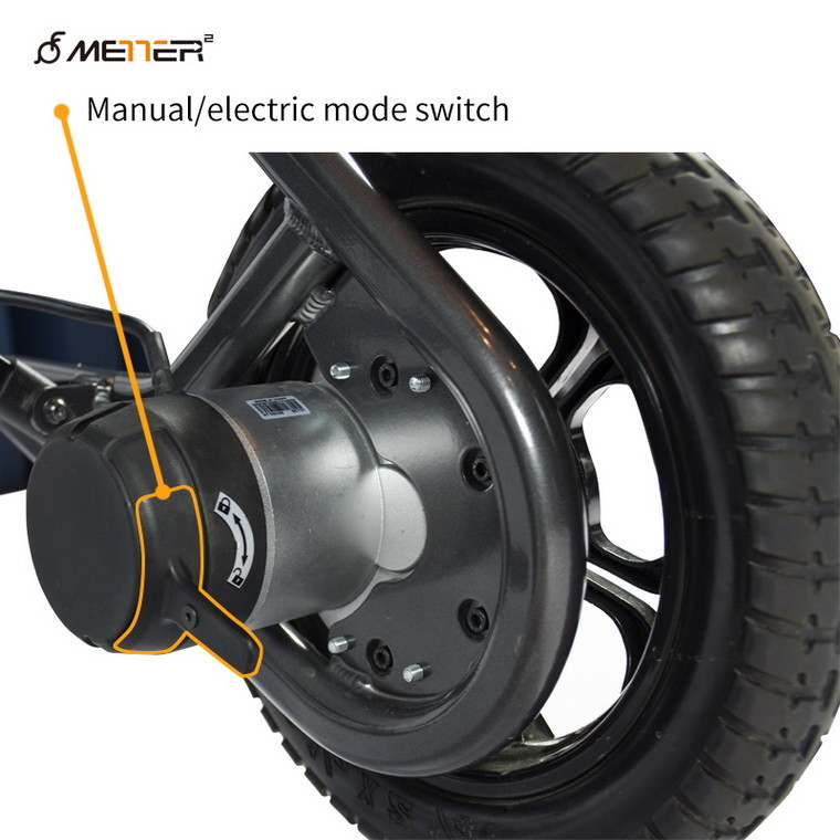 Brushless 12AH ISO13485 Collapsible Electric Wheelchair