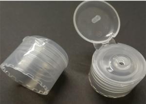 Quality Translucent Plastic Screw Caps For Body Lotion / Shampoo Bottle 24 / 410 wholesale