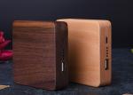 7800mAh Carved Wood Power Bank Customized Design Silk Screen Logo