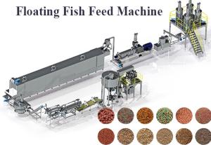 Quality Stainless Steel Fish Floating Feed Machine 100 - 500kg/H wholesale