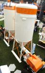 Construction Site Small Cement Silo / Low Level Cement Silos Detachable