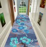 Plants And Flowers Commercial Floor Mat Entrance Corridor Stairway Hotel Mat
