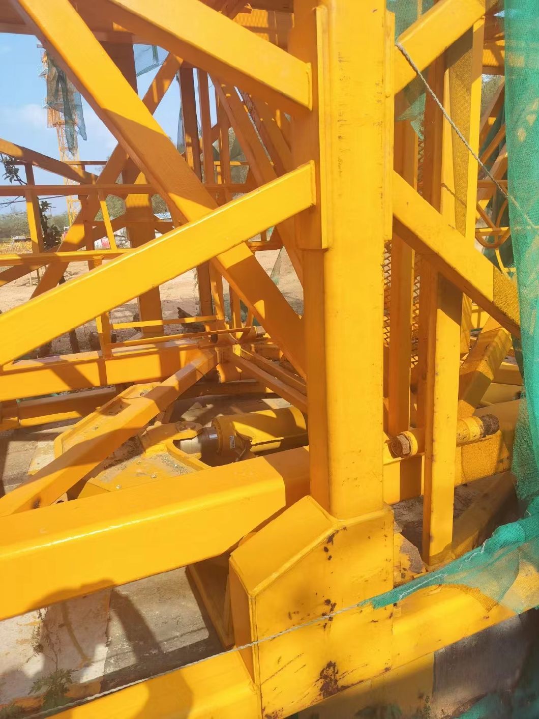 Used Tower Crane Zoomlion 6515-8 2020 Year of Machine for Sale with Good Performance