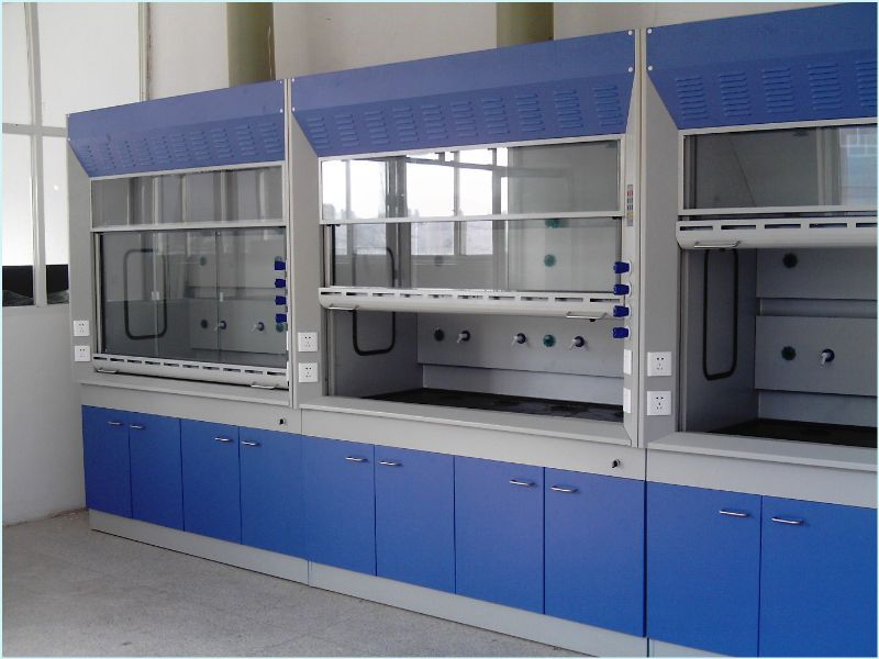 Cold Rolled Steel Laboratory Fume Hood , Large Solid Benchtop Fume Hood