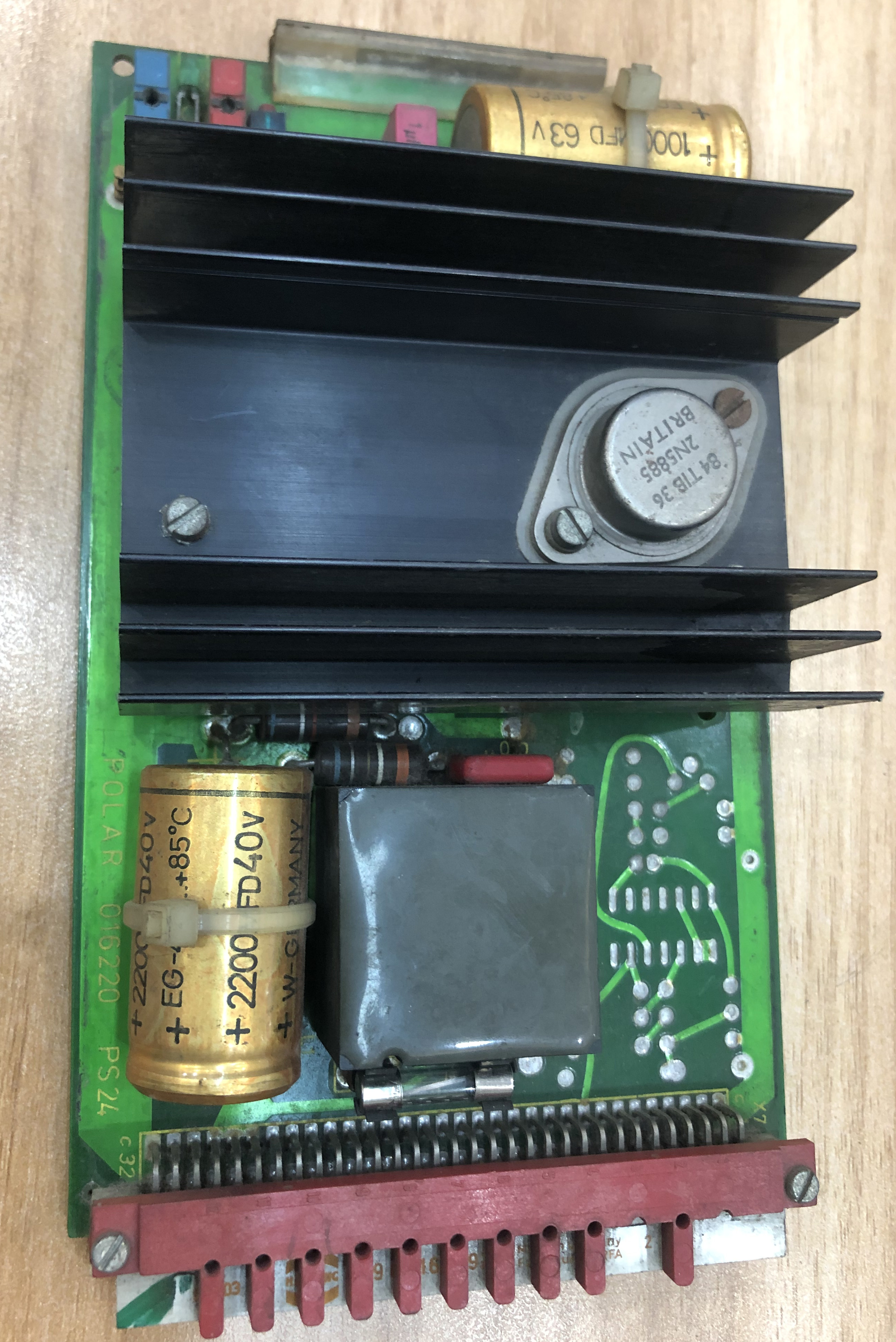 Polar 016220 PS24 Circuit Board Used for Paper Cutter Machine Parts Original and Used