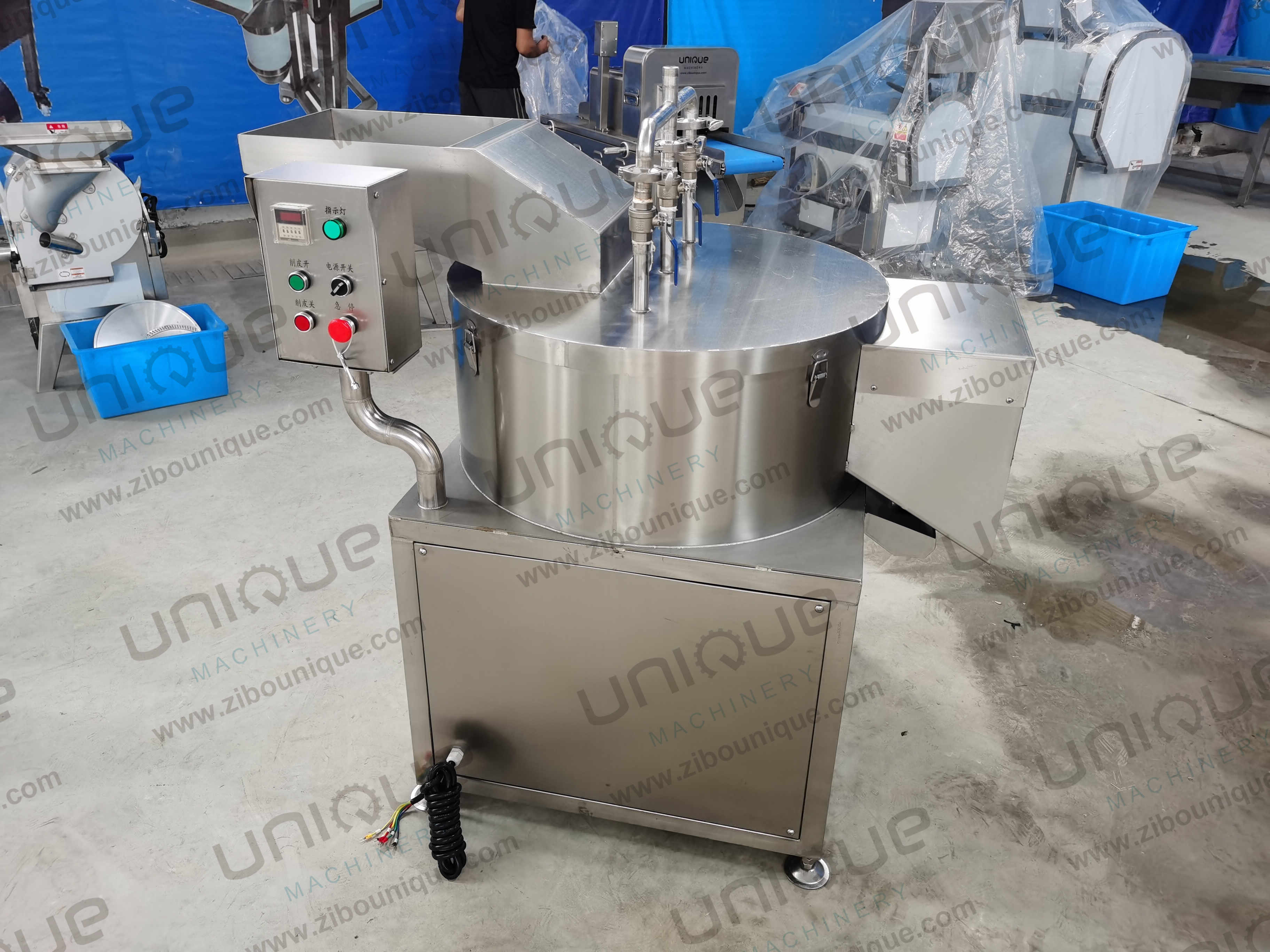Video Technical Support After Service Potato Taro Knife Peeling Machine Batch Peeler 2022