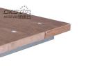 outdoor fitness equipment High quanlity outdoor wooden gym bench