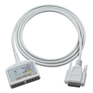 Quality Compatible Nihon Kohden ECG Diagnostic EKG Cable 10Lead for Cardiofax C, Cardiofax GEM 9020K, Cardiofax M wholesale