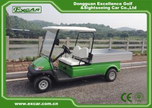 Quality CE Approved Green 48V Trojan Hotel Buggy Car , 2 Seats Electric Utility Golf Carts wholesale