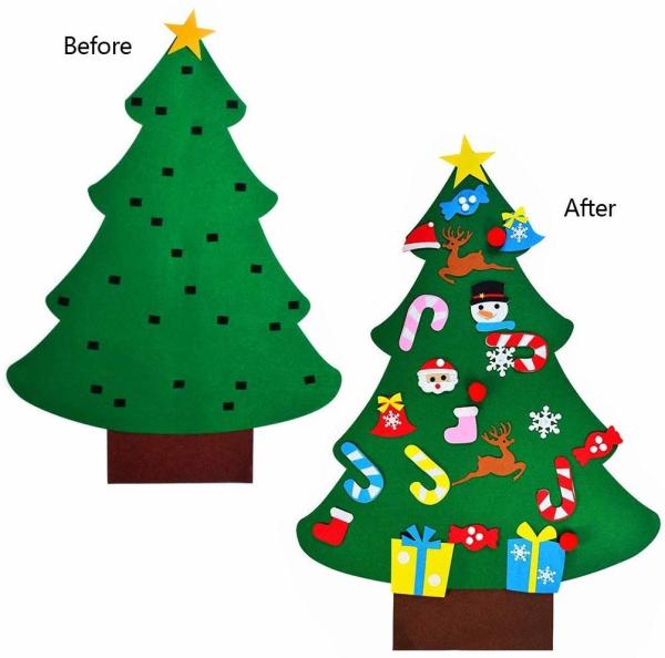 Detachable Ornaments Handcrafted Christmas Decorations , Christmas Crafts For