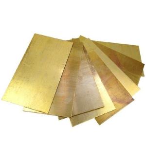 Quality Polished Brass Sheet Plate 2500mm Width SGS ISO certification wholesale