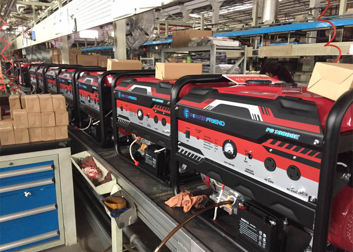 Small Portable Gasoline Generators With Wheels Electric Start for prime 8.5kva open typpe generator