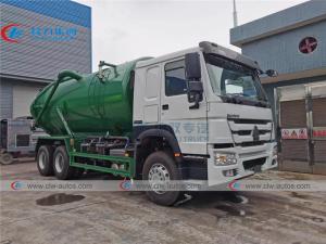 Quality RHD Sinotruk Howo 6x4 371HP 20000L Vacuum Sewer Jetting Truck wholesale