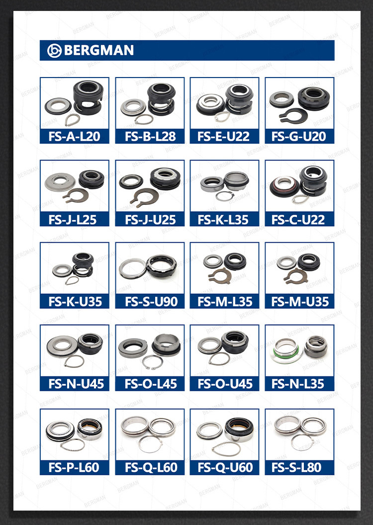 BERGMAN Replace Flygt Pump Seal FSU-90mm 3230 3305 3355 3231 3300 3356 Upper Sealing Mechanical Seal