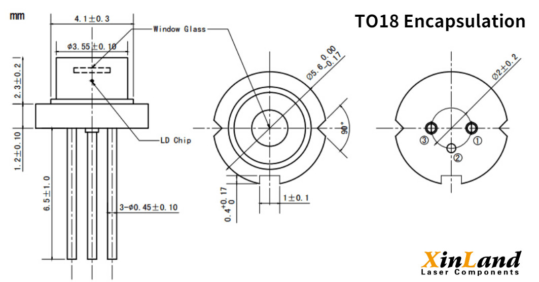High Power Mini Laser Diode 405nm 300mw 400mw Blue Mulit Mode Semiconductor Laser Diode