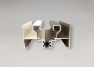 Quality Polishing Thermal Break Aluminum Profiles Heat Insulation 8 - 10 um Film Thickness wholesale