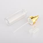 High quality cosmetic perfume clear plastic lotion pump bottle 100ml 120ml 150ml