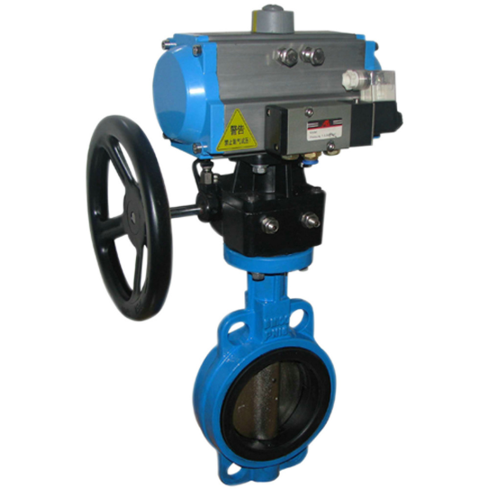 CI,DI,Cast iron wafer type butterfly valve pn16