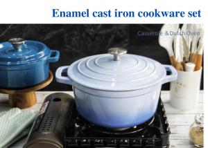 Quality Enamel coating Cast Iron Round Cocotte Set Mini Dutch Ovens With Lid wholesale