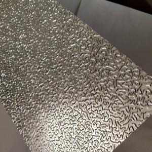 Rose Gold Stucco Embossed Aluminum Sheet with Thickness 0.2-4.0mm