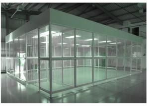 Quality Durable Softwall Clean Room Steel With Powder Coated Frame And Ceiling For Electronics Factory wholesale