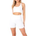 High Elastic Spandex Women's Shorts Yoga Gym Sport Short Leggings Rib Mini Biker