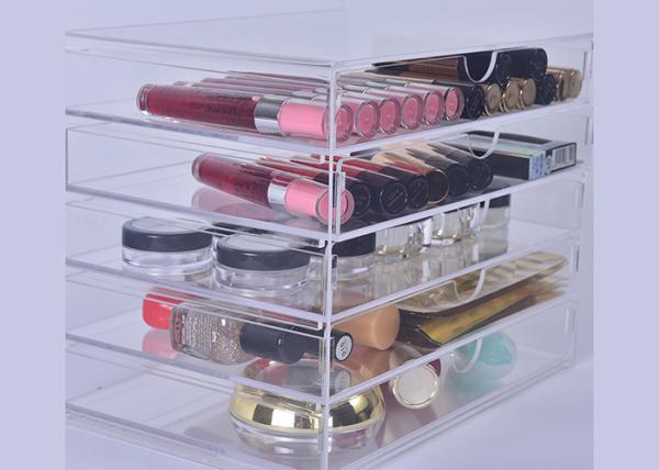 Plexiglass Acrylic Display Showcase / Lipstick Storage Case Multi Functional