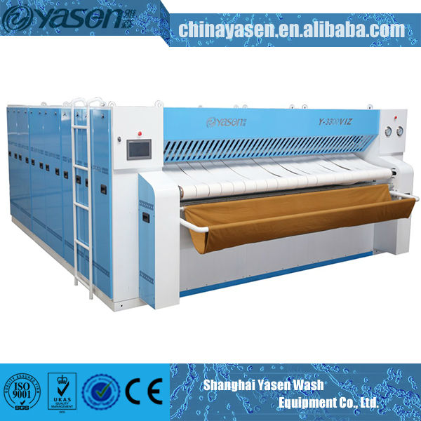 Max Feeding Width 3000mm Automatic Clothes Sheet Ironing Machine for Hotel