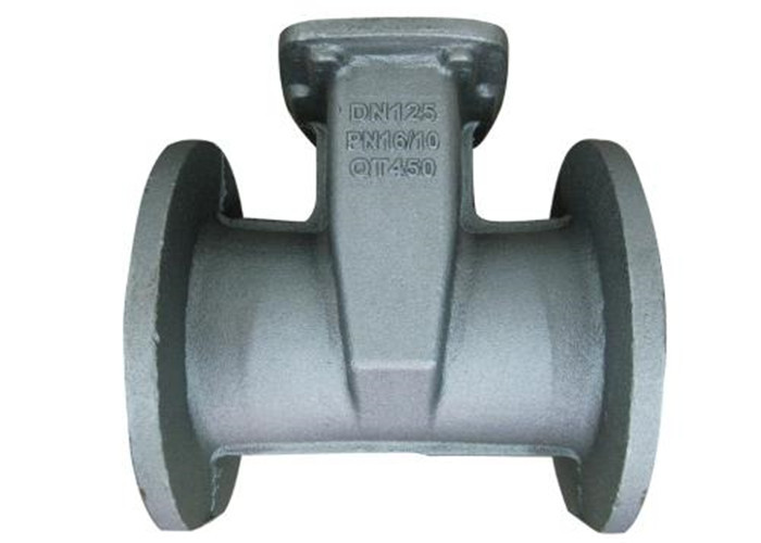 Heat Treatment Aluminum Pipe Connectors Iron 450-10 Ductile Iron Casting Fittings