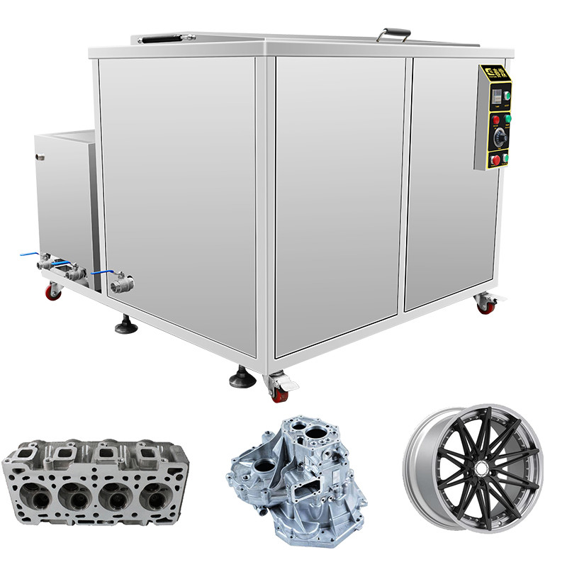 FCC 38L 600W Industrial Ultrasonic Cleaner With Filtration Hardwar Parts Use