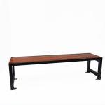 OHSAS18001 1400*400*450mm Cast Iron And Wood Garden Bench