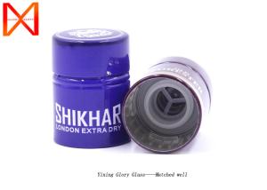 Quality SGS FDA Approval Vial Glass Bottle Cap 28*30mm With Inside Glass Ball Lightweight wholesale