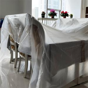 Quality Customized Clear Plastic Protective Painting Drop Cloth for Packaging Film Protection wholesale