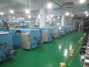 Quality FUCHUAN Sky Blue Double Twist Copper Wire Bunching Machine Diameter 630mm wholesale