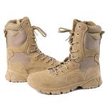 Casual Brown Army Military Boot With Heel Non-Slip High-Top Men Training