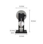 White Aluminum Steel Burr Manual Coffee Grinder for Home kfj127