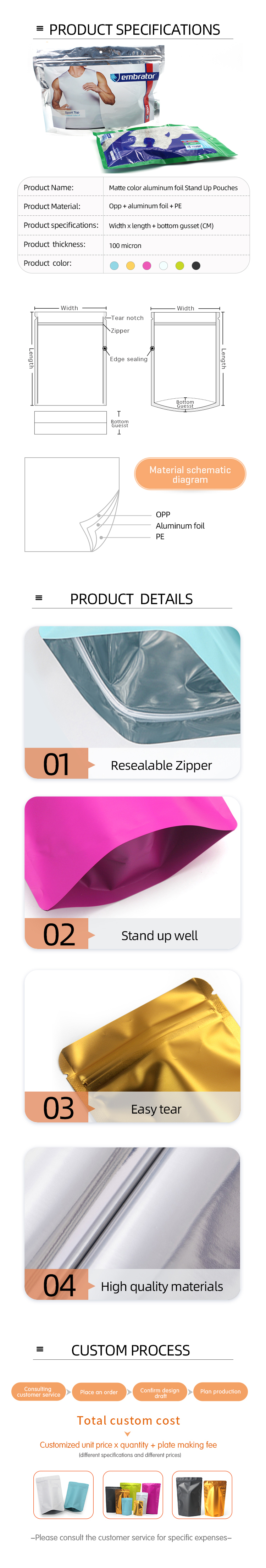 0.5kg Apparel Plastic Poly Garment Packaging Bag Ziplockk Packaging For Clothes