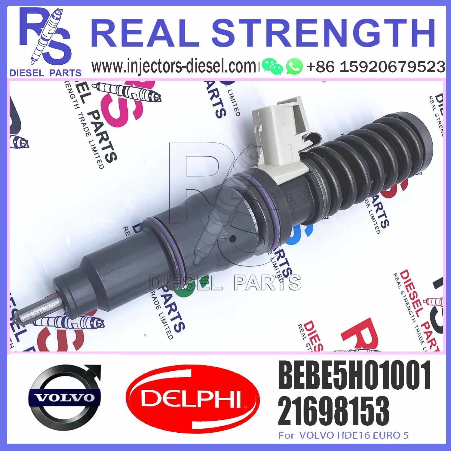 New Diesel Fuel Injector 21698153 BEBE5H01001 21698153 for V-O-L-V HDE16 EURO 5 BEBE5H01001