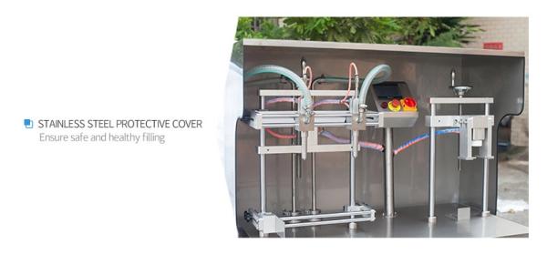 Cosmetic Cream Essential Oil Filling Line Full Automatic Liquid Makeup Filling
