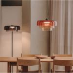 Nordic Simple Colorful Glass Restaurant Pendant Lamps For Bar Living Dining Room