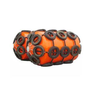 China Marine Dock Floating Foam Fender 2.5*5.5M Industrial Energy Absorbing Black Color on sale