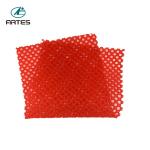 Household Floor Red Bath Mat , 60*75cm Non Skid Bathroom Floor Rugs