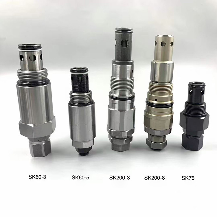 Komatsu Spare Parts Excavator Relief Valve Orbit Hydraulic PC Valve PC200-6 PC200-7