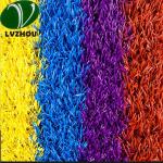 Children 25mm Colorful Artificial Grass Field Roll / Fake Lawn Turf Ornamental